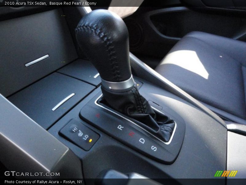 Basque Red Pearl / Ebony 2010 Acura TSX Sedan
