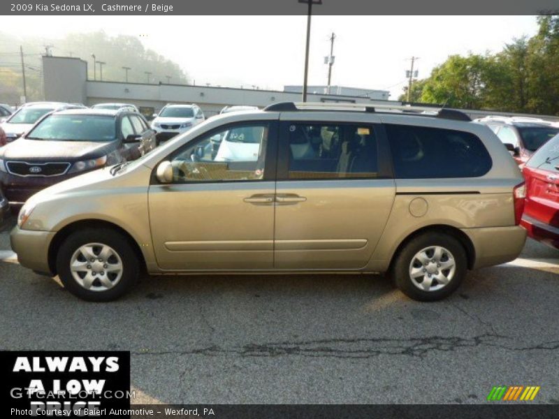 Cashmere / Beige 2009 Kia Sedona LX