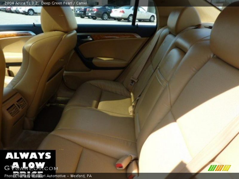 Deep Green Pearl / Camel 2004 Acura TL 3.2