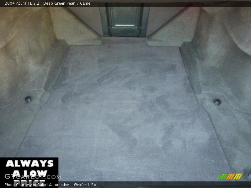 Deep Green Pearl / Camel 2004 Acura TL 3.2