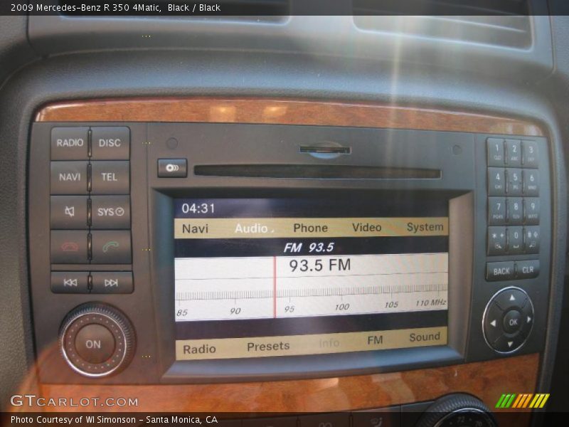 Black / Black 2009 Mercedes-Benz R 350 4Matic