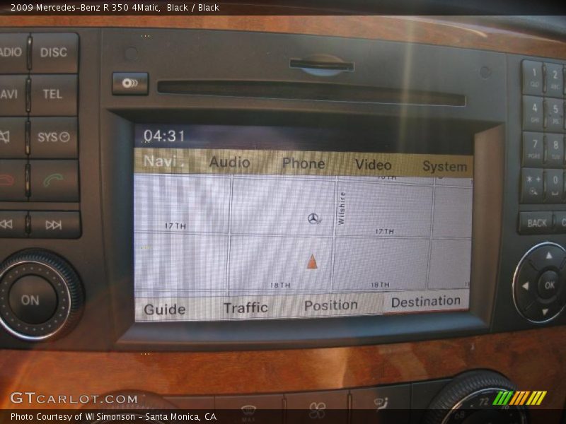 Black / Black 2009 Mercedes-Benz R 350 4Matic