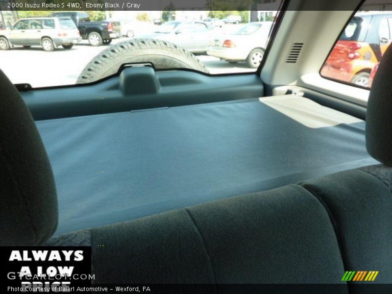 Ebony Black / Gray 2000 Isuzu Rodeo S 4WD