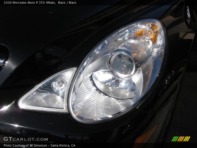 Black / Black 2009 Mercedes-Benz R 350 4Matic