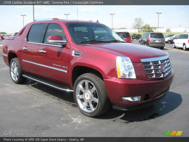 Sonoma Red / Cocoa/Light Cashmere 2008 Cadillac Escalade EXT AWD