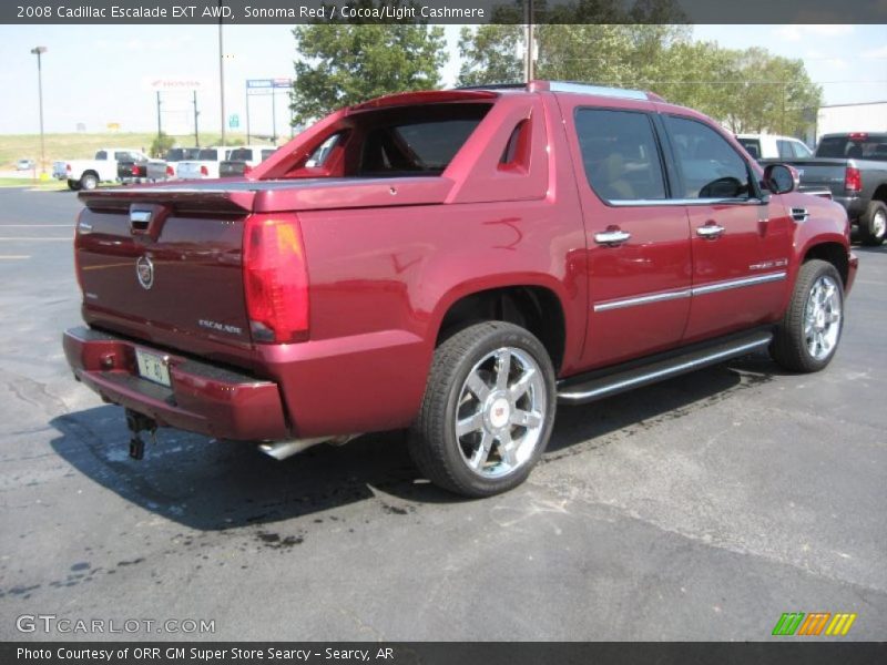 Sonoma Red / Cocoa/Light Cashmere 2008 Cadillac Escalade EXT AWD