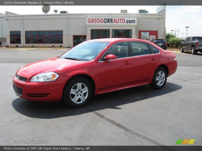 Victory Red / Ebony 2010 Chevrolet Impala LS