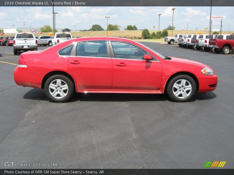 Victory Red / Ebony 2010 Chevrolet Impala LS