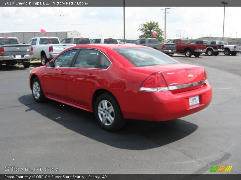 Victory Red / Ebony 2010 Chevrolet Impala LS