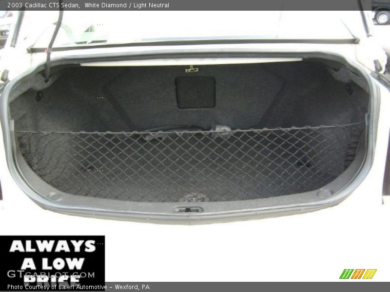 White Diamond / Light Neutral 2003 Cadillac CTS Sedan