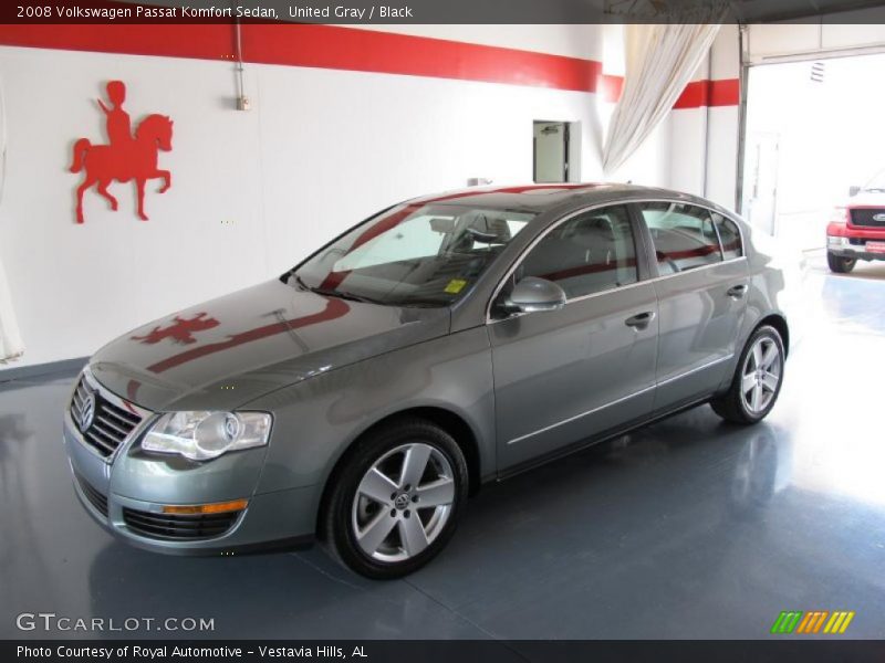 United Gray / Black 2008 Volkswagen Passat Komfort Sedan