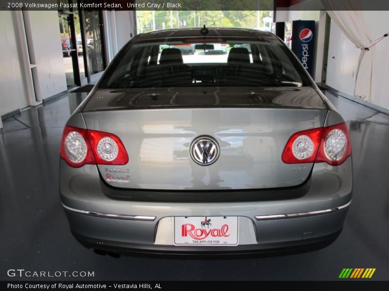 United Gray / Black 2008 Volkswagen Passat Komfort Sedan