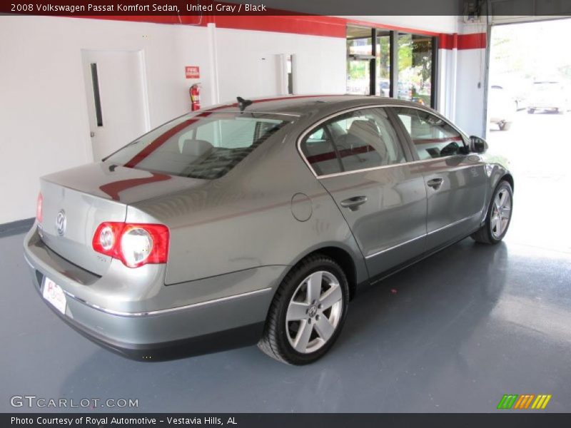 United Gray / Black 2008 Volkswagen Passat Komfort Sedan