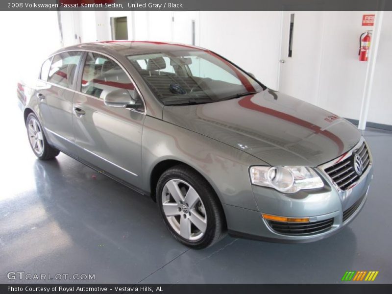 United Gray / Black 2008 Volkswagen Passat Komfort Sedan
