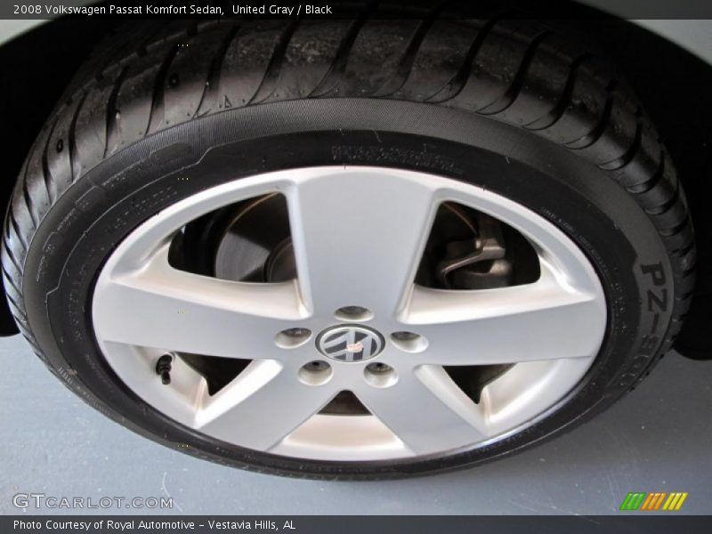 United Gray / Black 2008 Volkswagen Passat Komfort Sedan