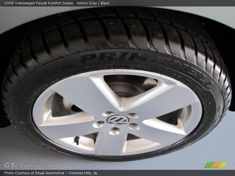 United Gray / Black 2008 Volkswagen Passat Komfort Sedan