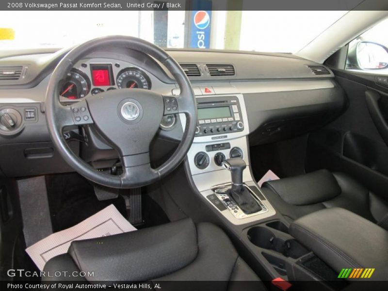 United Gray / Black 2008 Volkswagen Passat Komfort Sedan