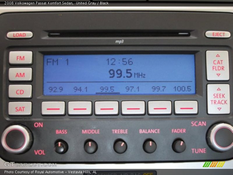 United Gray / Black 2008 Volkswagen Passat Komfort Sedan