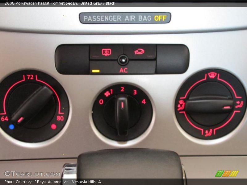 United Gray / Black 2008 Volkswagen Passat Komfort Sedan