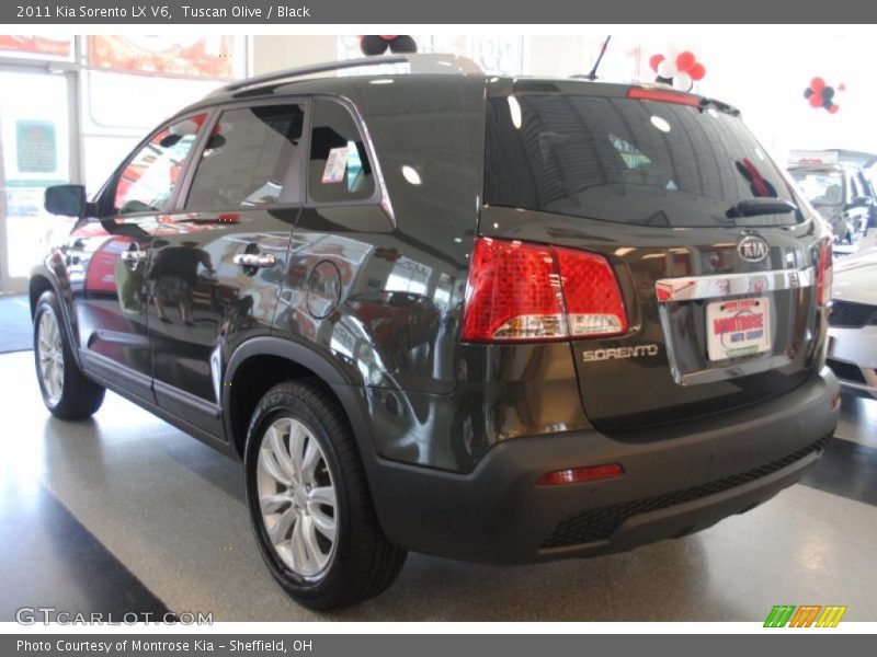 Tuscan Olive / Black 2011 Kia Sorento LX V6
