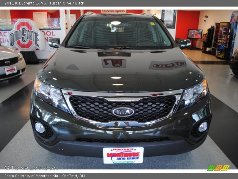 Tuscan Olive / Black 2011 Kia Sorento LX V6