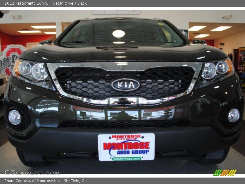 Tuscan Olive / Black 2011 Kia Sorento LX V6