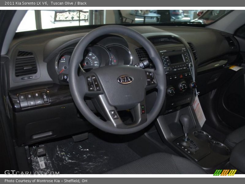 Tuscan Olive / Black 2011 Kia Sorento LX V6