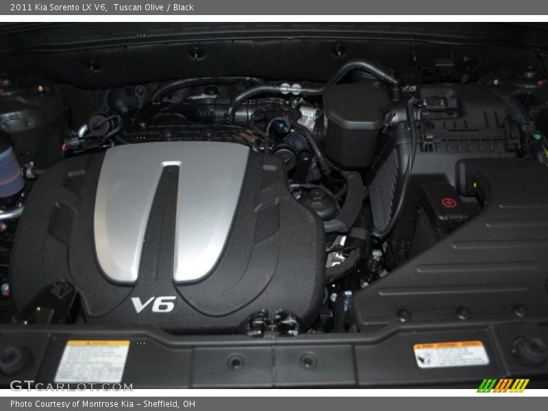 Tuscan Olive / Black 2011 Kia Sorento LX V6