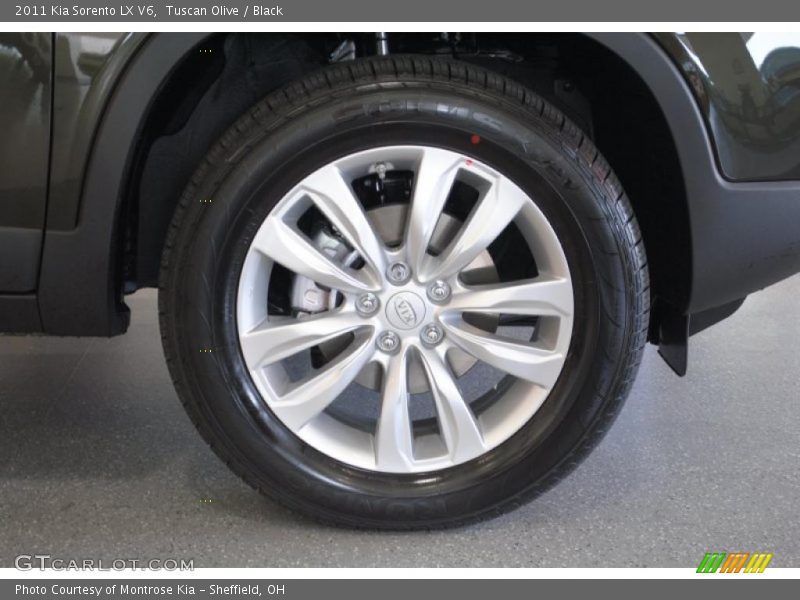 Tuscan Olive / Black 2011 Kia Sorento LX V6