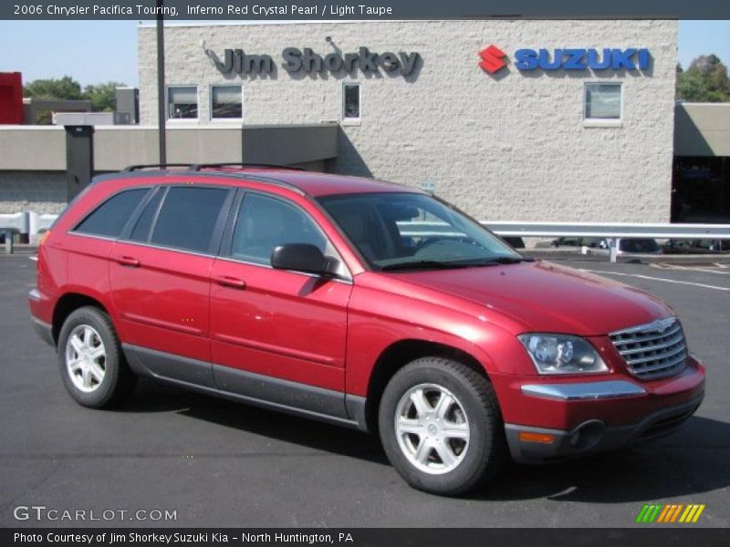 Inferno Red Crystal Pearl / Light Taupe 2006 Chrysler Pacifica Touring