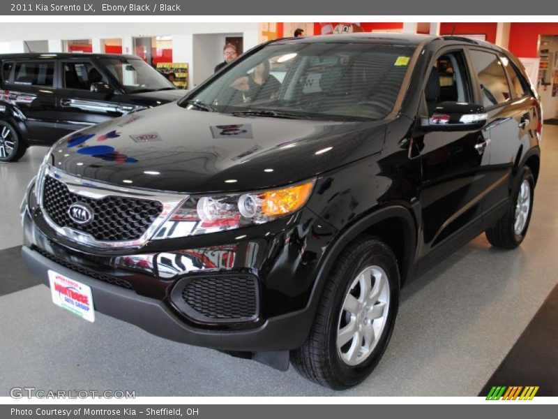 Ebony Black / Black 2011 Kia Sorento LX