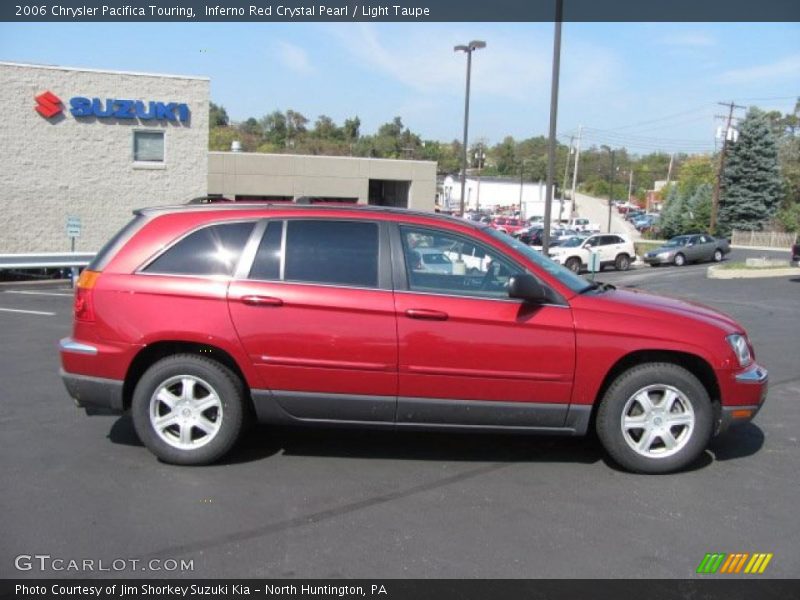Inferno Red Crystal Pearl / Light Taupe 2006 Chrysler Pacifica Touring