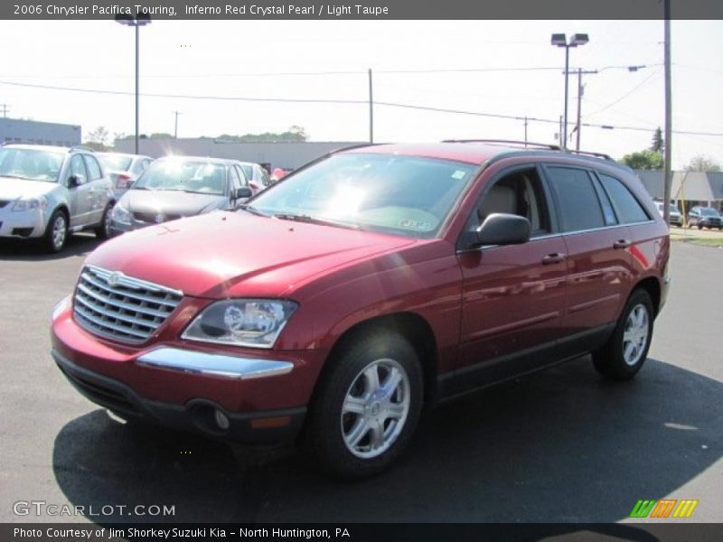 Inferno Red Crystal Pearl / Light Taupe 2006 Chrysler Pacifica Touring