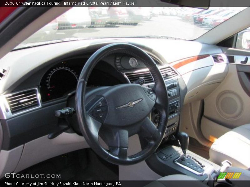 Inferno Red Crystal Pearl / Light Taupe 2006 Chrysler Pacifica Touring