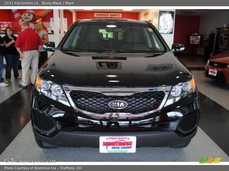 Ebony Black / Black 2011 Kia Sorento LX