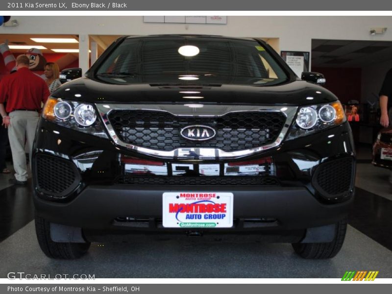 Ebony Black / Black 2011 Kia Sorento LX