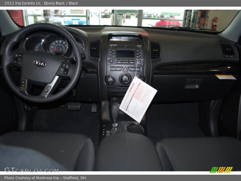 Ebony Black / Black 2011 Kia Sorento LX