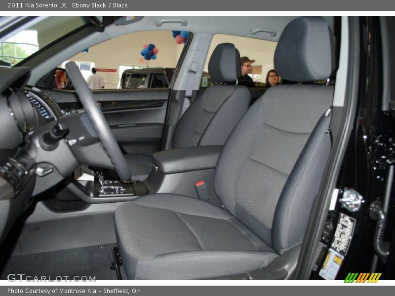 Ebony Black / Black 2011 Kia Sorento LX