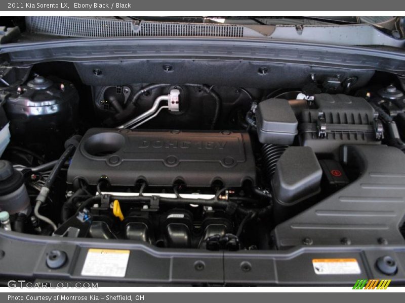 Ebony Black / Black 2011 Kia Sorento LX