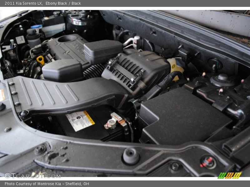 Ebony Black / Black 2011 Kia Sorento LX