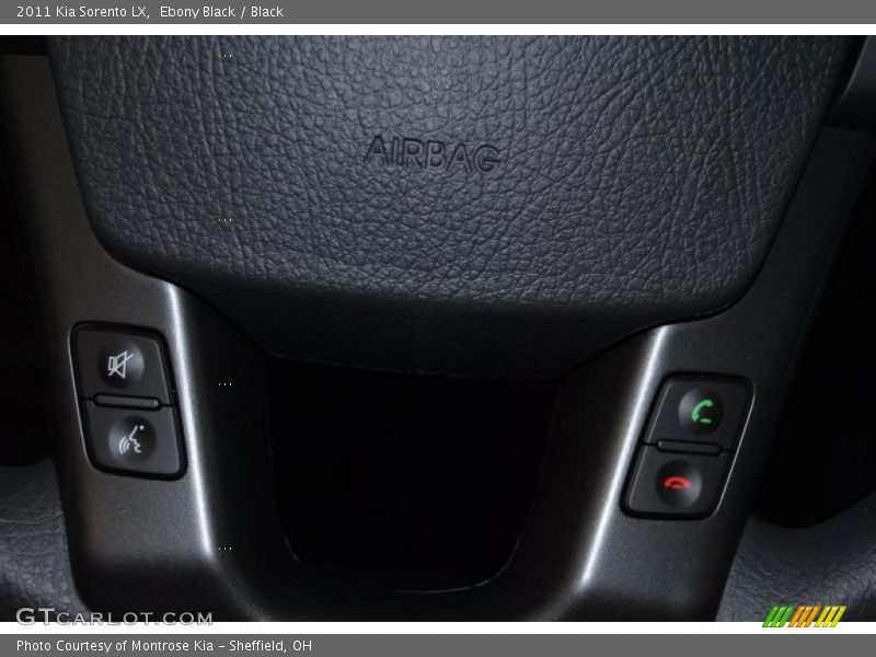 Ebony Black / Black 2011 Kia Sorento LX