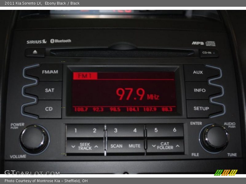 Ebony Black / Black 2011 Kia Sorento LX