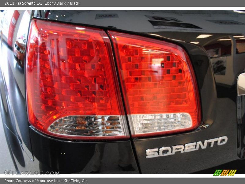 Ebony Black / Black 2011 Kia Sorento LX