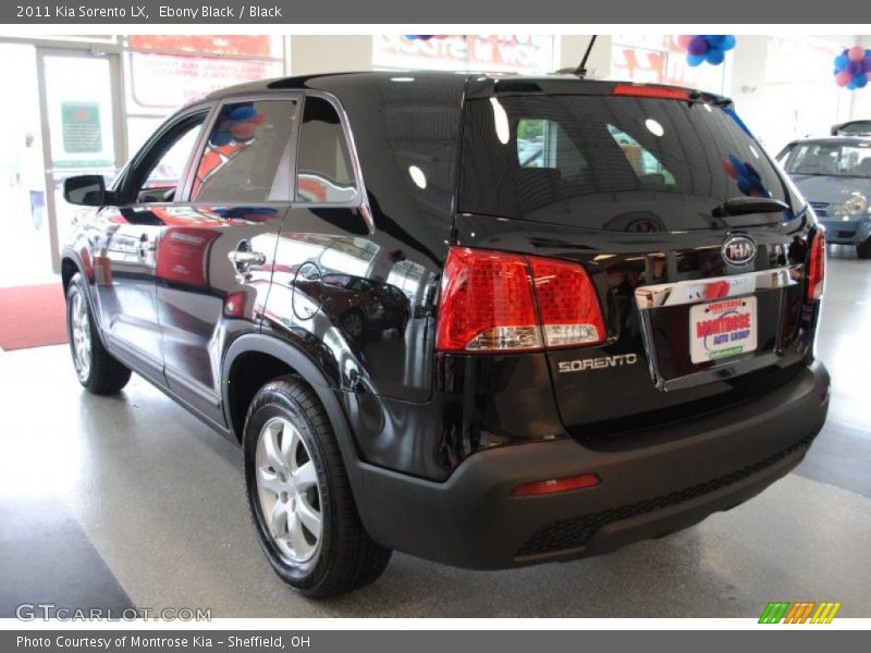 Ebony Black / Black 2011 Kia Sorento LX