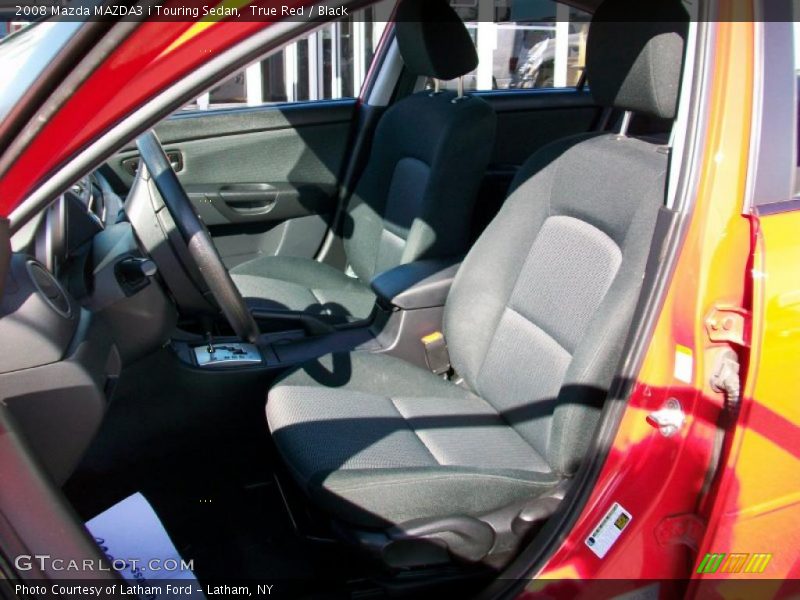 True Red / Black 2008 Mazda MAZDA3 i Touring Sedan