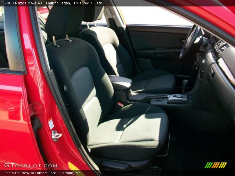 True Red / Black 2008 Mazda MAZDA3 i Touring Sedan