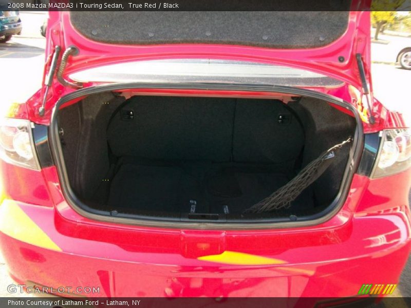 True Red / Black 2008 Mazda MAZDA3 i Touring Sedan