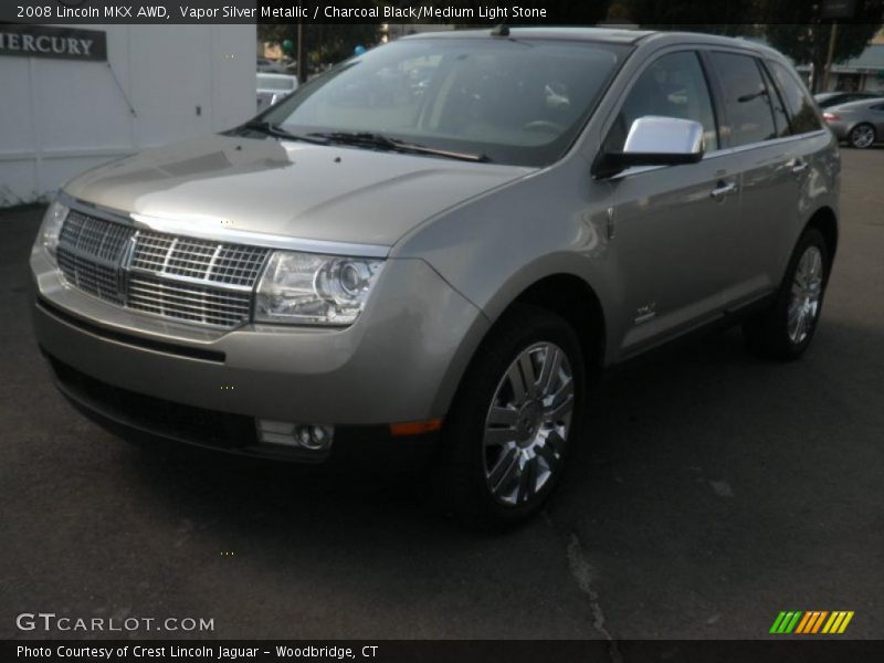 Vapor Silver Metallic / Charcoal Black/Medium Light Stone 2008 Lincoln MKX AWD