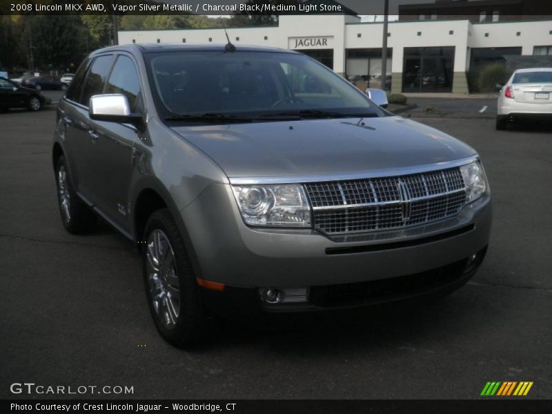 Vapor Silver Metallic / Charcoal Black/Medium Light Stone 2008 Lincoln MKX AWD
