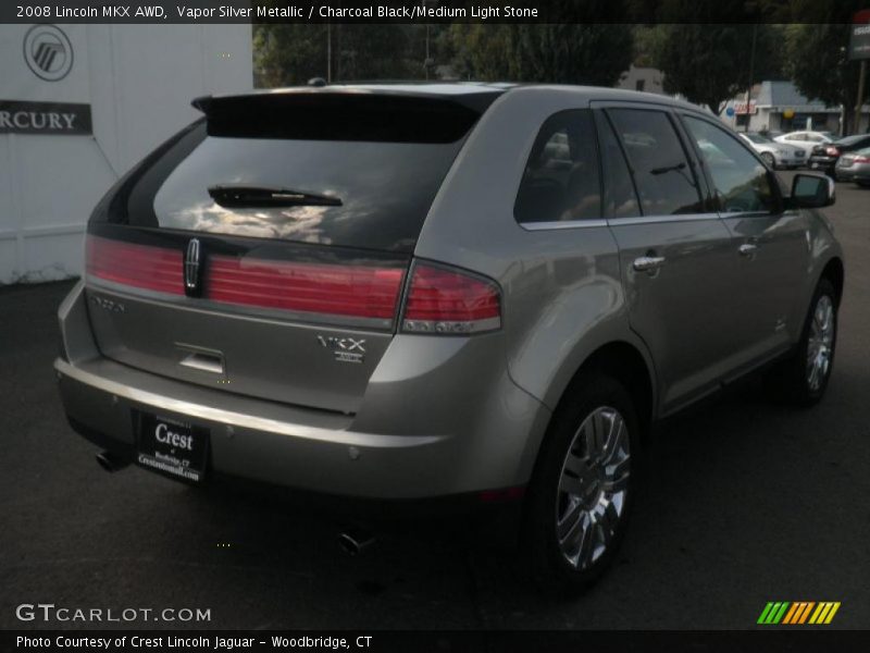 Vapor Silver Metallic / Charcoal Black/Medium Light Stone 2008 Lincoln MKX AWD